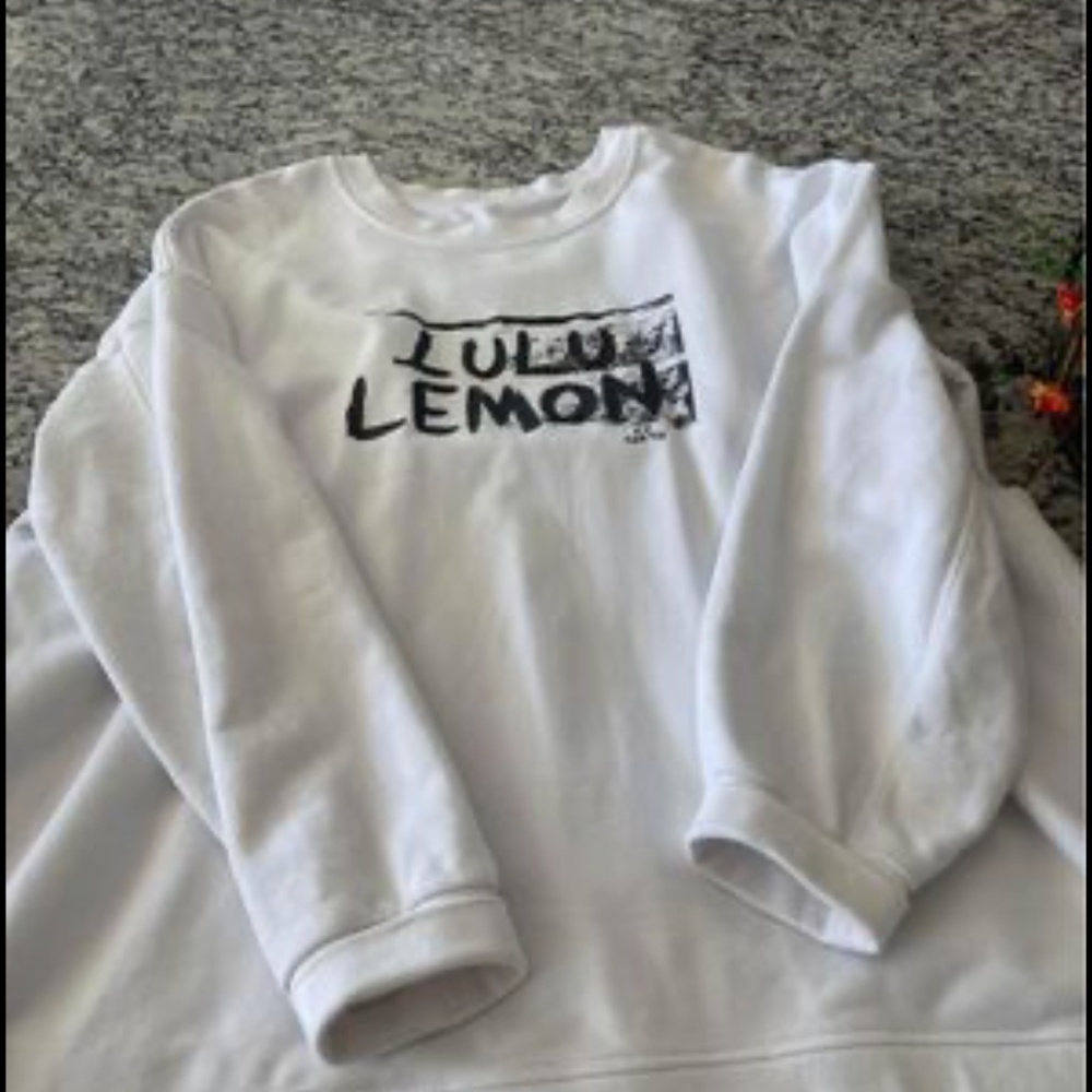 lululemon athletica White Sweatshirt